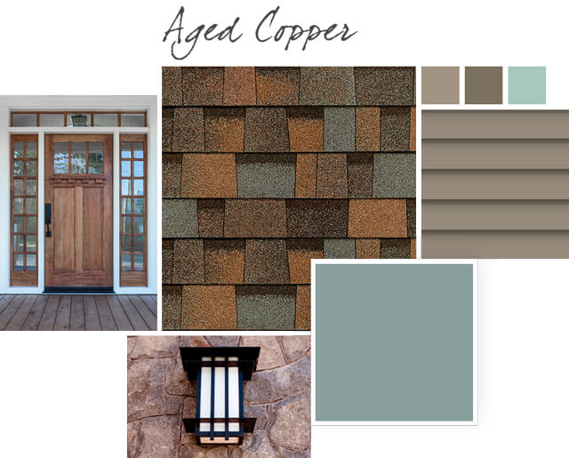 Owens Corning Shingles - Aged Copper - Design Palette 2
