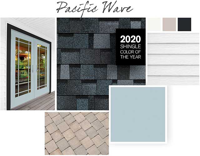 Owens Corning Shingles - Pacific Wave - Design Palette 1