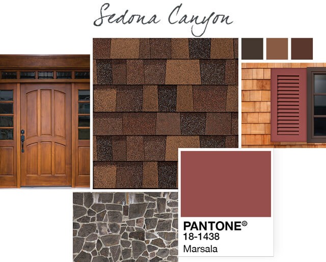 Owens Corning Shingles - Sedona Canyon - Design Palette 1